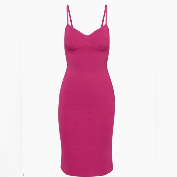 Babaton Dresses & Skirts - Pink Babaton lariat dress